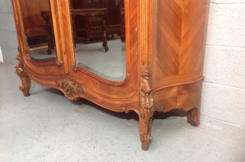 WALNUT FRENCH ARMOIRE - ADDITIONAL PHOTO 2