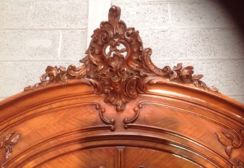 WALNUT FRENCH ARMOIRE - ADDITIONAL PHOTO 3