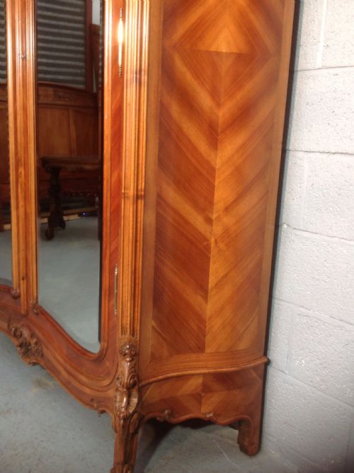 WALNUT FRENCH ARMOIRE - ADDITIONAL PHOTO 6