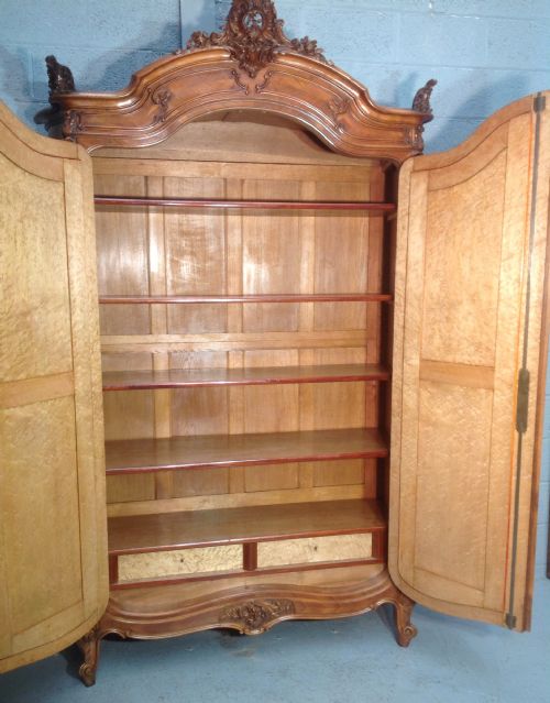 WALNUT FRENCH ARMOIRE - ADDITIONAL PHOTO 9