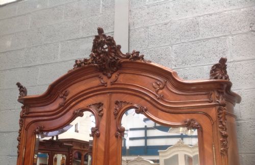 WALNUT FRENCH ARMOIRE - ADDITIONAL PHOTO 12
