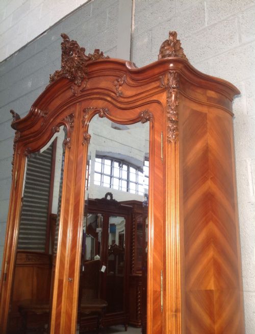 WALNUT FRENCH ARMOIRE - ADDITIONAL PHOTO 13