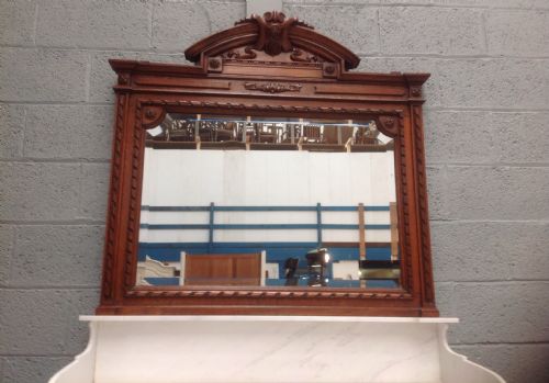 OUTSTANDING FRENCH OAK DRESSING TABLE WASHSTAND - ADDITIONAL PHOTO 2