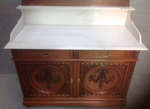 OUTSTANDING FRENCH OAK DRESSING TABLE WASHSTAND - ADDITIONAL PHOTO 5