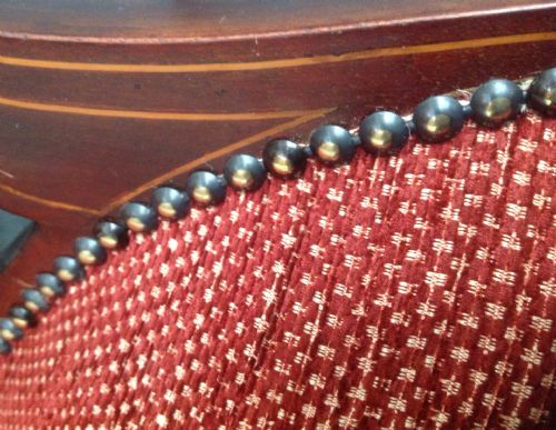 INLAID EDWARDIAN MAHOGANY SOFA - ADDITIONAL PHOTO 3