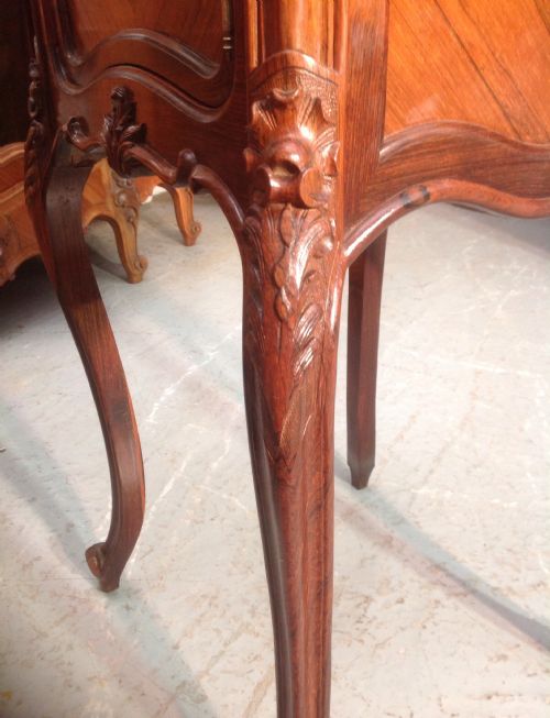 PAIR OF FRENCH ROSEWOOD BEDSIDE CABINETS - ADDITIONAL PHOTO 5