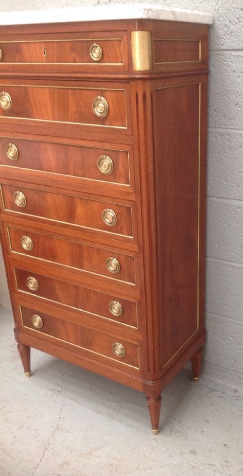 MAHOGANY SEMAINIER CHEST - ADDITIONAL PHOTO 3