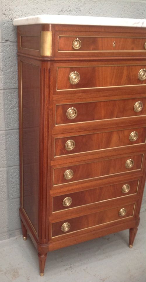 MAHOGANY SEMAINIER CHEST - ADDITIONAL PHOTO 4