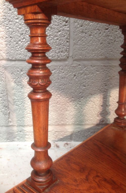 PAIR OF OAK FRENCH BEDSIDE CABINETS - ADDITIONAL PHOTO 8