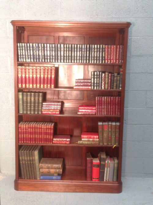 large french mahogany bookcase - CATEGORY: ANTIQUE BOOKCASES - DATED 1920