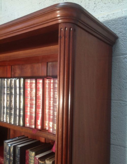 LARGE FRENCH MAHOGANY BOOKCASE - ADDITIONAL PHOTO 4