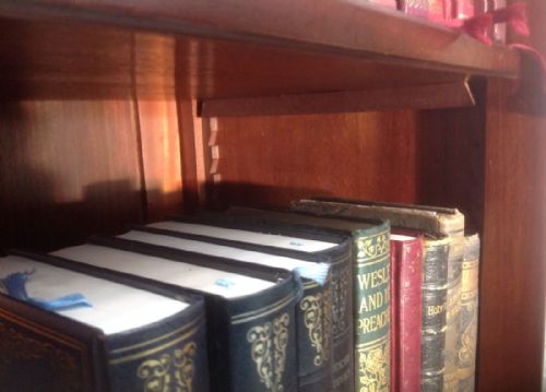 LARGE FRENCH MAHOGANY BOOKCASE - ADDITIONAL PHOTO 7