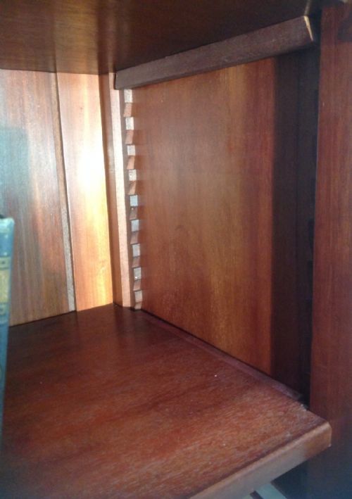 LARGE FRENCH MAHOGANY BOOKCASE - ADDITIONAL PHOTO 8