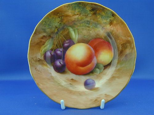Royal Worcester Fruit Painted Tea Plate