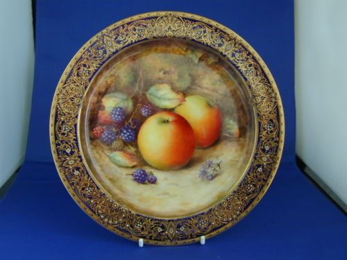 Royal Worcester Cabinet Plate Signed R Sebright