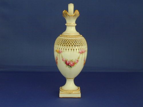 fig 1. Royal Worcester ewer by George Owen and H Chair
