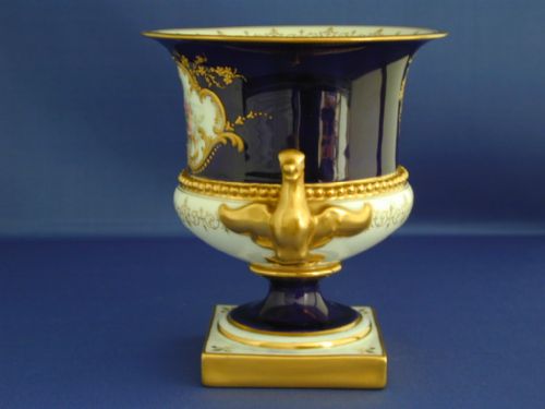 ROYAL WORCESTER CAMPANA VASE SIGNED HAWKINS - ADDITIONAL PHOTO 3