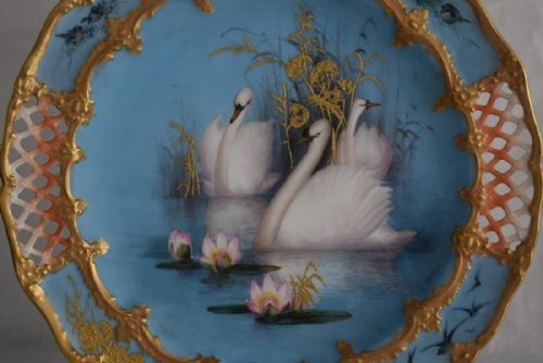 ROYAL WORCESTER CABINET PLATE BY CHARLES BALDWYN - ADDITIONAL PHOTO 1