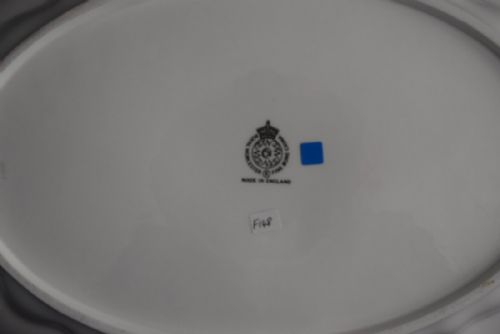 ROYAL WORCESTER LARGE FRUIT DECORATED TUREEN COVER AND STAND - ADDITIONAL PHOTO 5