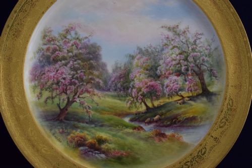 ROYAL WORCESTER SPECIMEN CABINET PLATE - ADDITIONAL PHOTO 1