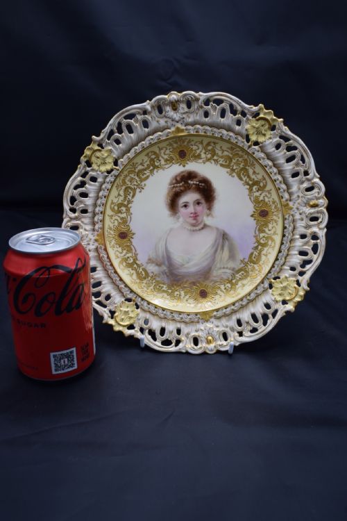 COALPORT CHICAGO EXHIBITION CABINET PLATE - ADDITIONAL PHOTO 2