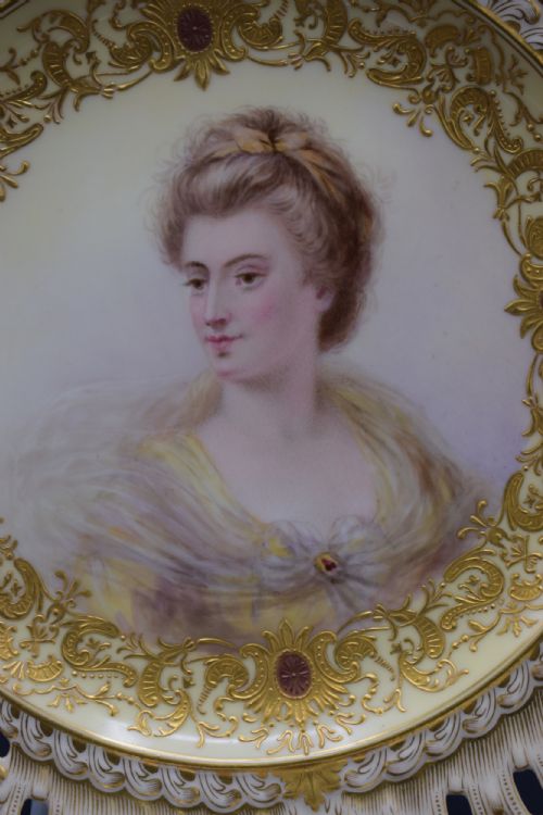 COALPORT CHICAGO EXHIBITION CABINET PLATE - ADDITIONAL PHOTO 1