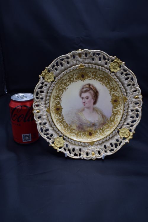 COALPORT CHICAGO EXHIBITION CABINET PLATE - ADDITIONAL PHOTO 2