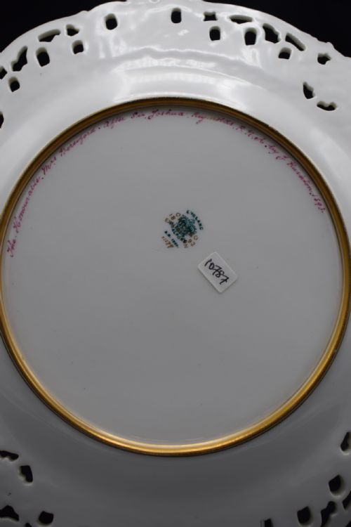 COALPORT CHICAGO EXHIBITION CABINET PLATE - ADDITIONAL PHOTO 4
