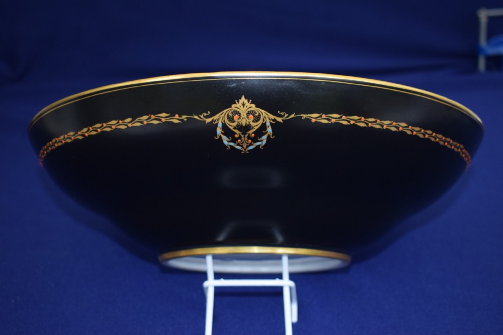 Royal Worcester large bowl decorated fruit by HH Price View III