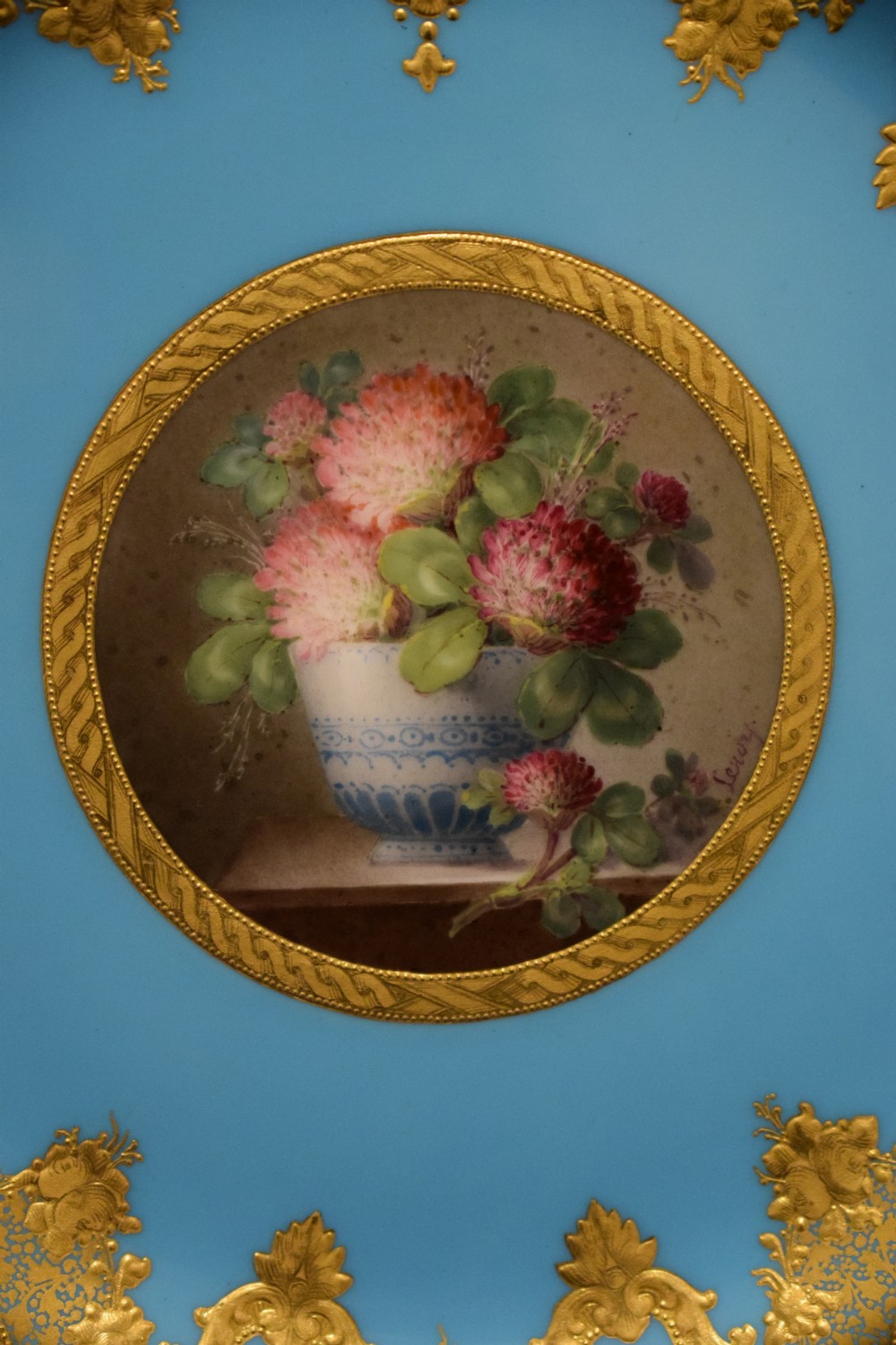 Royal Crown Derby plate signed Leroy View II