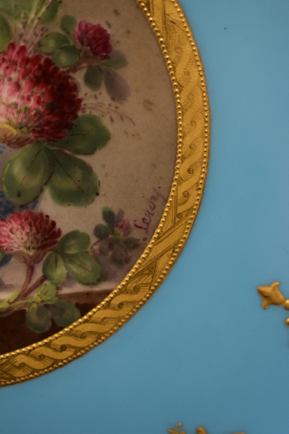 Royal Crown Derby plate signed Leroy View III