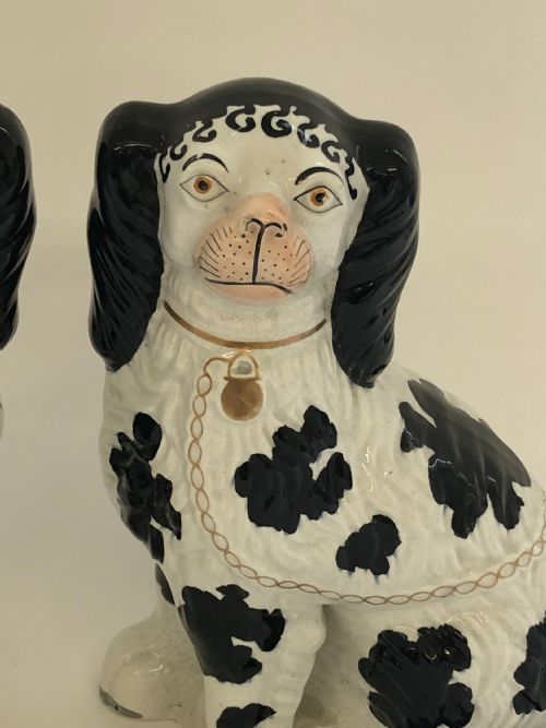 PR OF DISRAELI STAFFORDSHIRE DOGS CIRCA 1860 - ADDITIONAL PHOTO 2