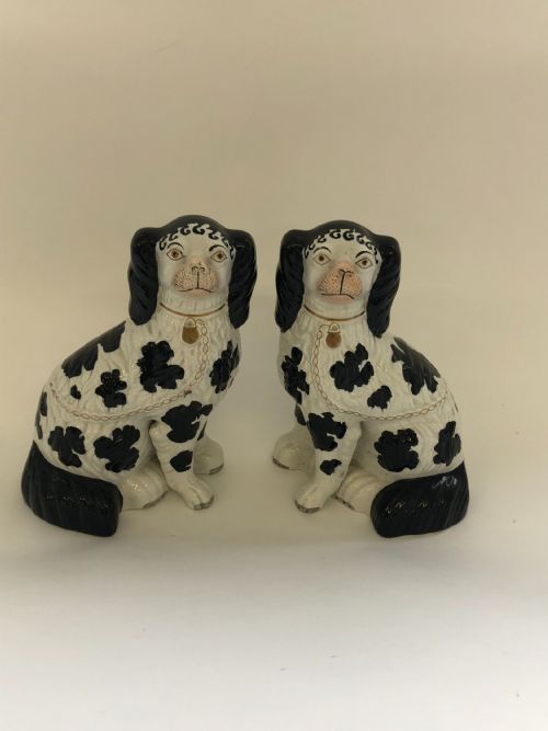 PR OF DISRAELI STAFFORDSHIRE DOGS CIRCA 1860 - ADDITIONAL PHOTO 3