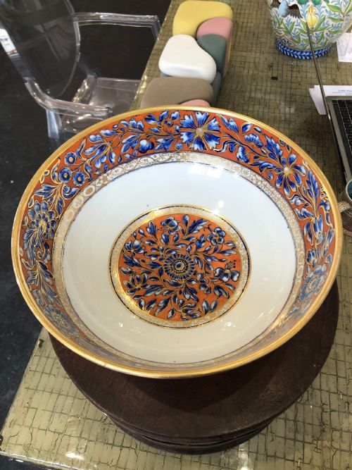 A RARE AND UNUSUAL ENGLISH IRONSTONE PUNCHBOWL - ADDITIONAL PHOTO 10