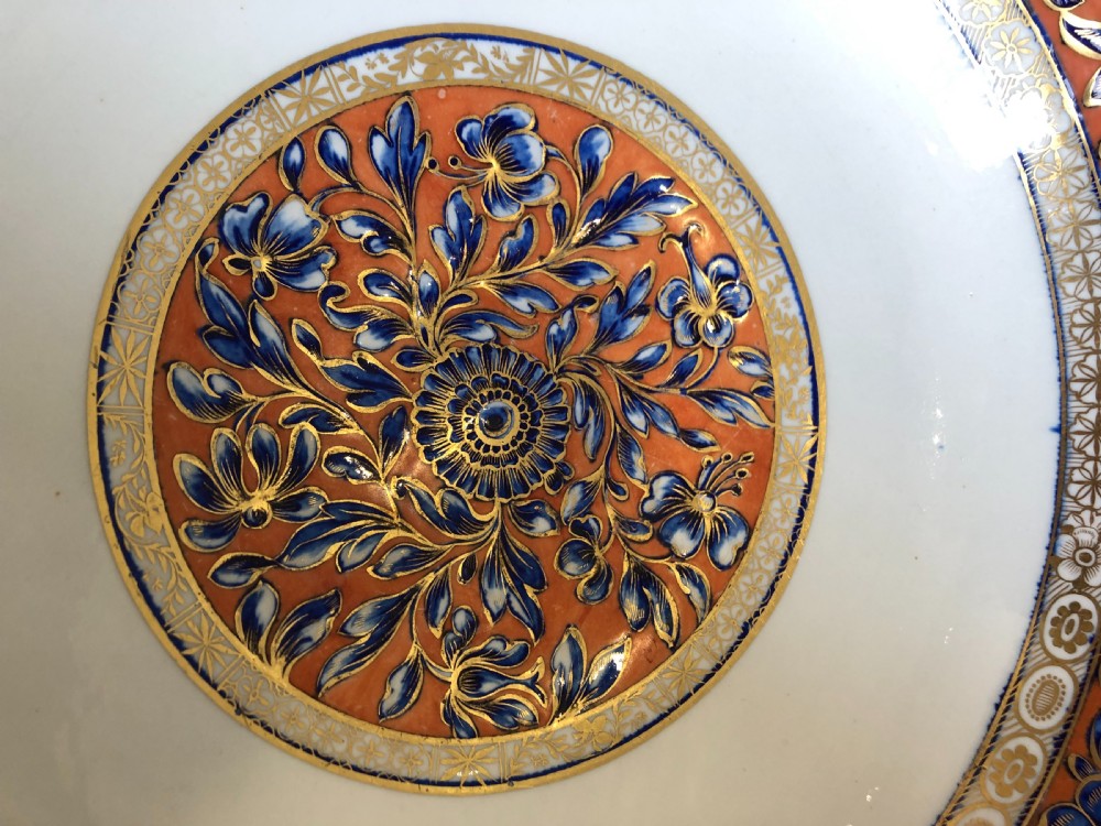 A rare and unusual English Ironstone Punchbowl View IX