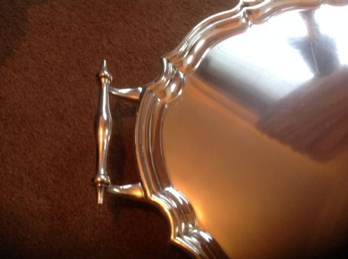 LARGE SILVER TRAY CHESTER 1920 - ADDITIONAL PHOTO 1