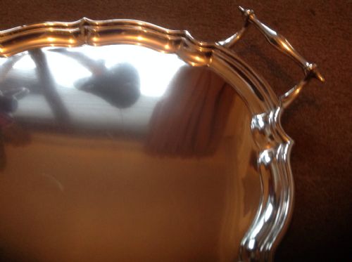 LARGE SILVER TRAY CHESTER 1920 - ADDITIONAL PHOTO 8