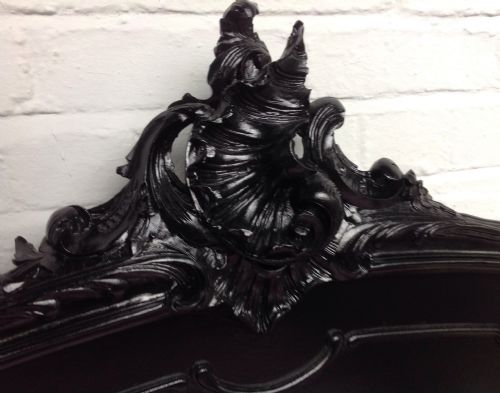 fig 2. FRENCH PAINTED BLACK BED
