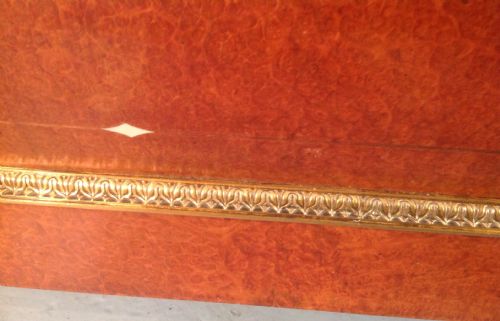 BURR WALNUT FRENCH KINGSIZE BED - ADDITIONAL PHOTO 13