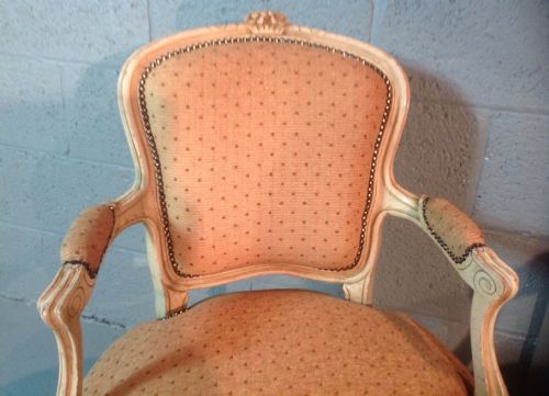 PAIR OF CARVED FRENCH ARMCHAIRS - ADDITIONAL PHOTO 6