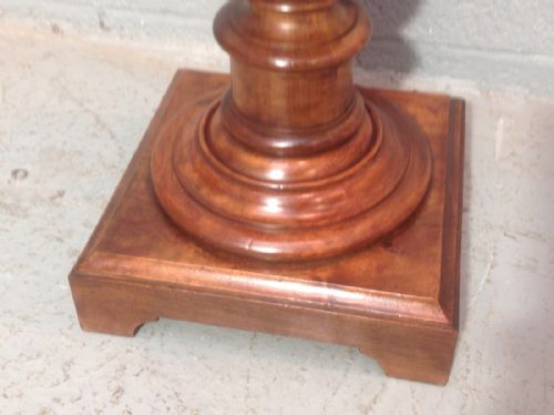 FRENCH WALNUT PEDESTAL STAND - ADDITIONAL PHOTO 5