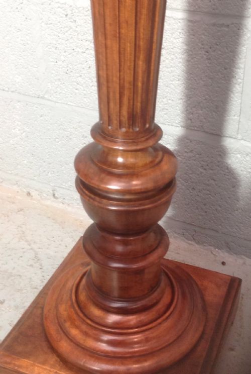 FRENCH WALNUT PEDESTAL STAND - ADDITIONAL PHOTO 7