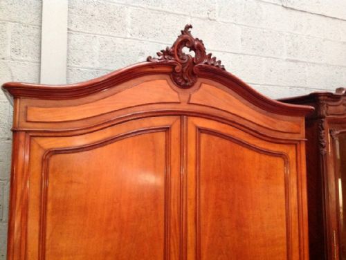 FRENCH MAHOGANY ARMOIRE - ADDITIONAL PHOTO 7