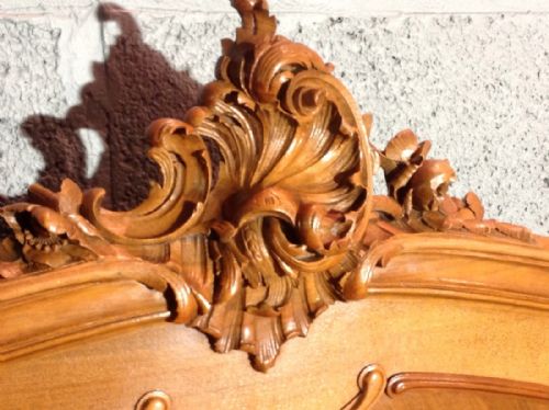 FRENCH WALNUT BED - ADDITIONAL PHOTO 2