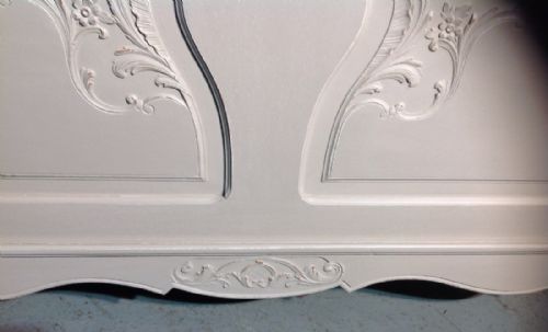 PAINTED FRENCH KINGSIZE BED - ADDITIONAL PHOTO 3