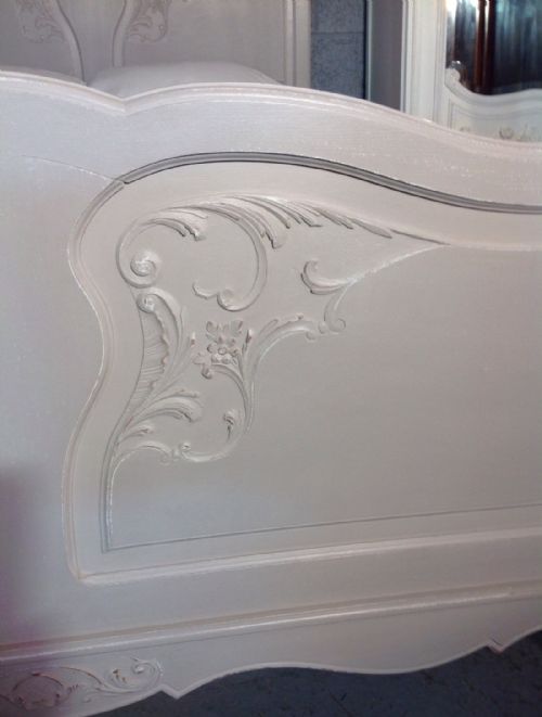 PAINTED FRENCH KINGSIZE BED - ADDITIONAL PHOTO 4