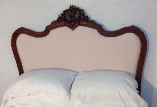 ROSEWOOD FRENCH UPHOLSTERED BED - ADDITIONAL PHOTO 7