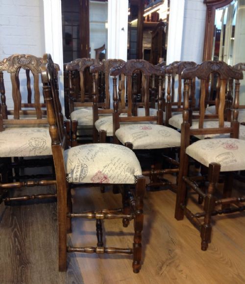 SET OF 16 FRENCH DINING CHAIRS - ADDITIONAL PHOTO 2