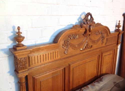FRENCH OAK KINGSIZE BED - ADDITIONAL PHOTO 5