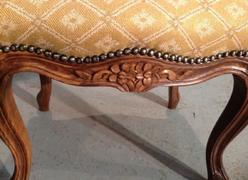 FRENCH WALNUT STOOL - ADDITIONAL PHOTO 6